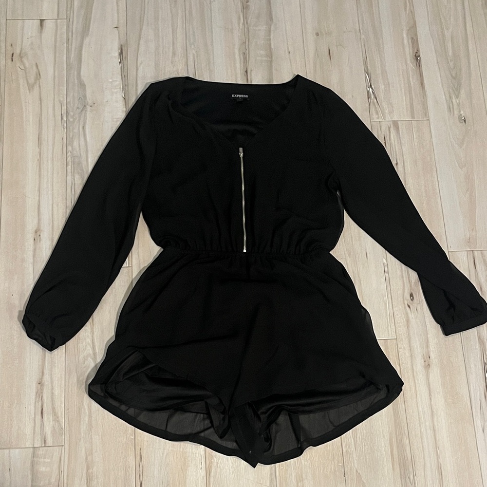 Express Elegant Black Top